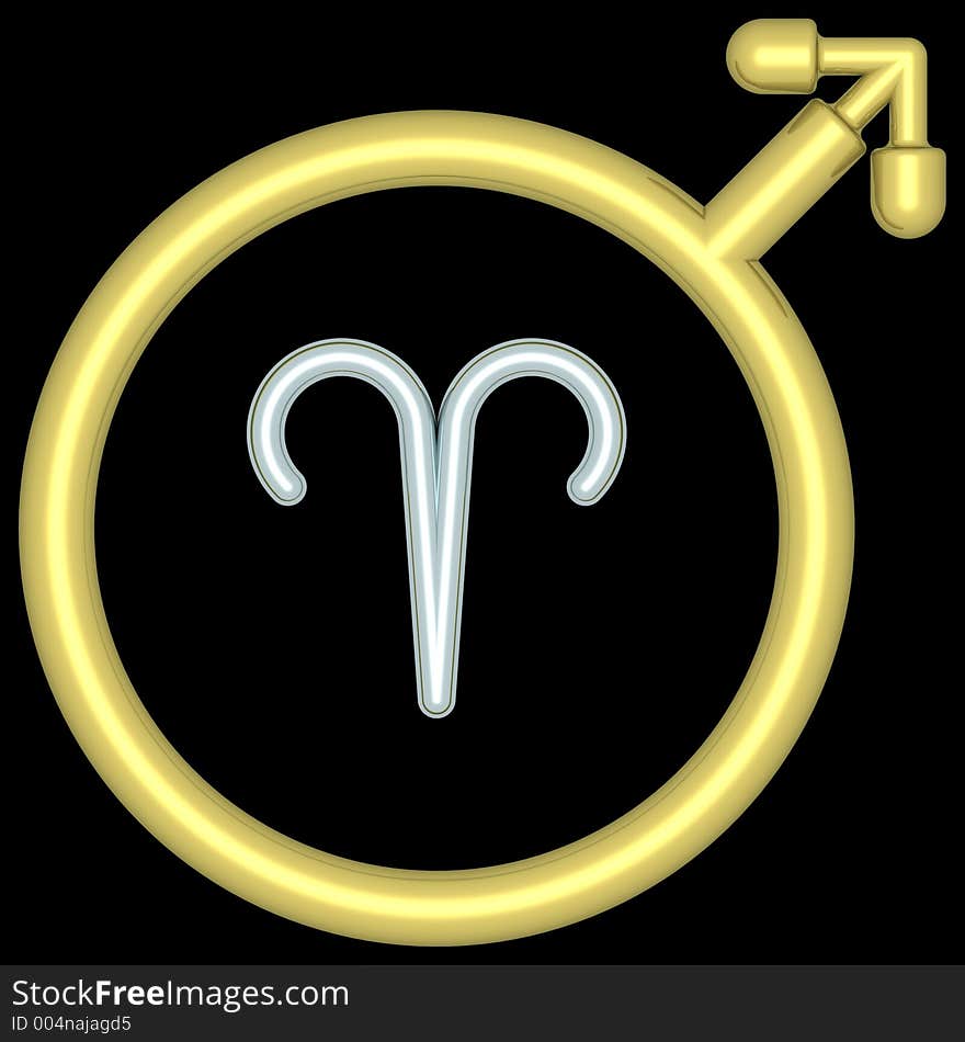 Symbol of the zodiac. Symbol of the zodiac