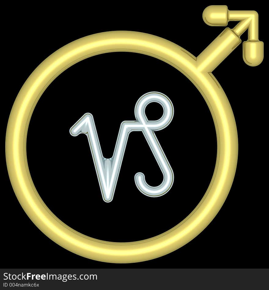 Symbol of the zodiac. Symbol of the zodiac