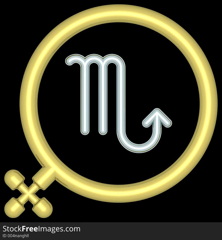 Symbol of the zodiac. Symbol of the zodiac