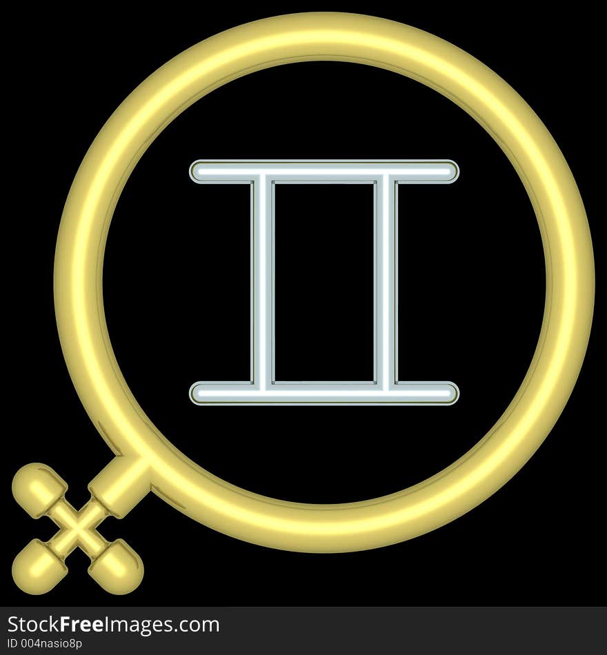 Symbol of the zodiac. Symbol of the zodiac