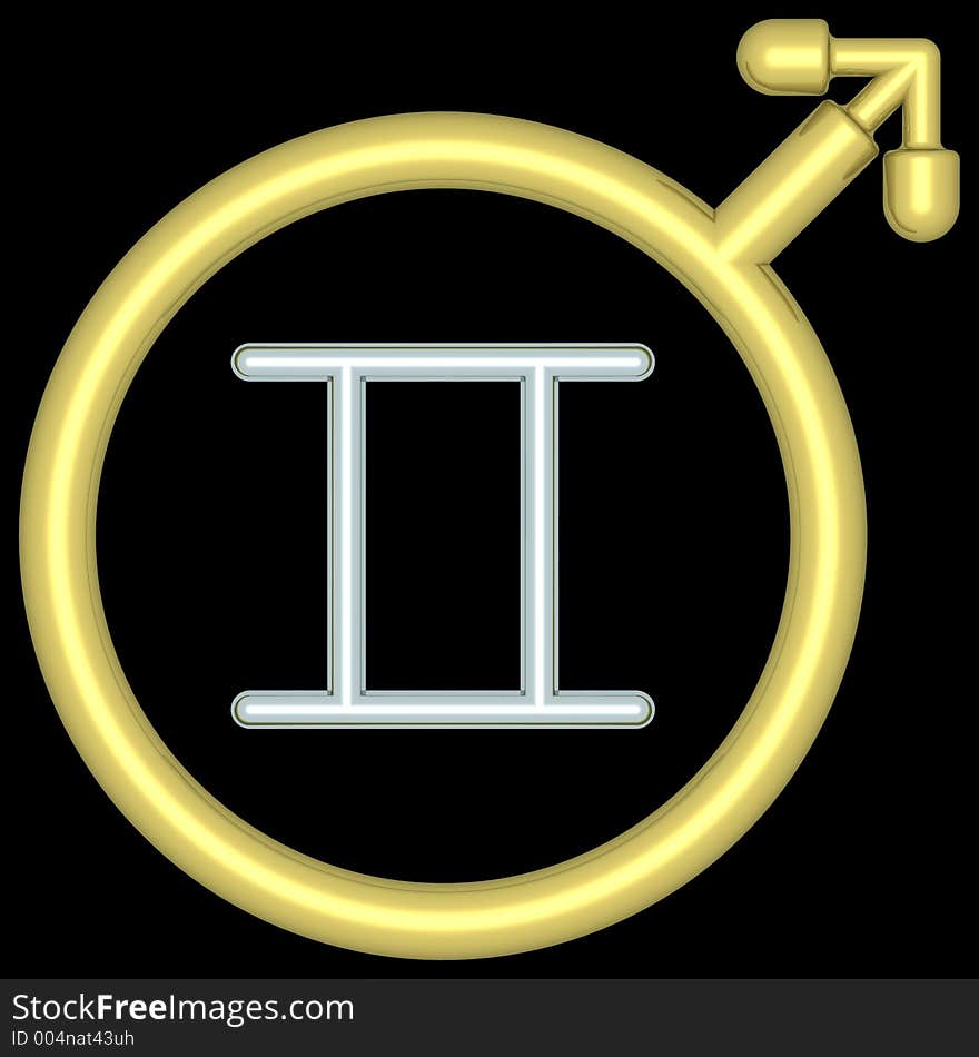 Symbol of the zodiac. Symbol of the zodiac