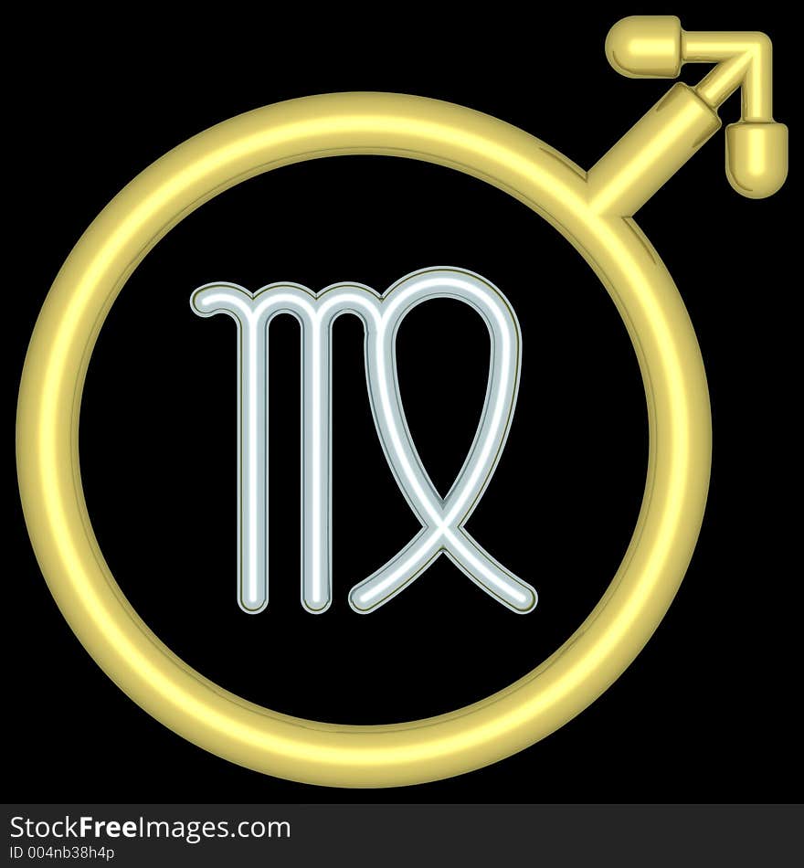 Symbol of the zodiac. Symbol of the zodiac