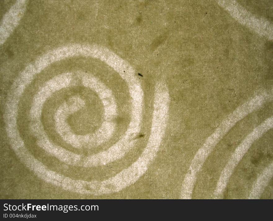 Handmade Paper With Spirals