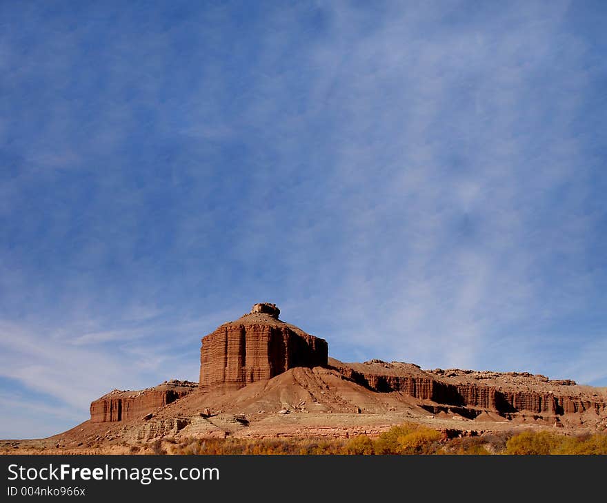 Beautiful shot of the grand canyon with lots of sky. Beautiful shot of the grand canyon with lots of sky.