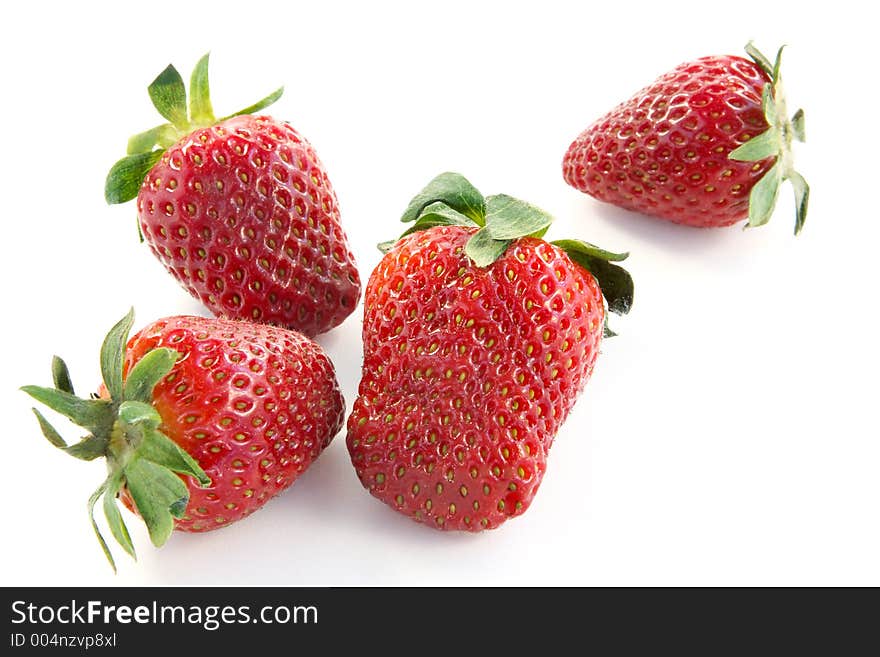 Ripe strawberry-juicy garden crop