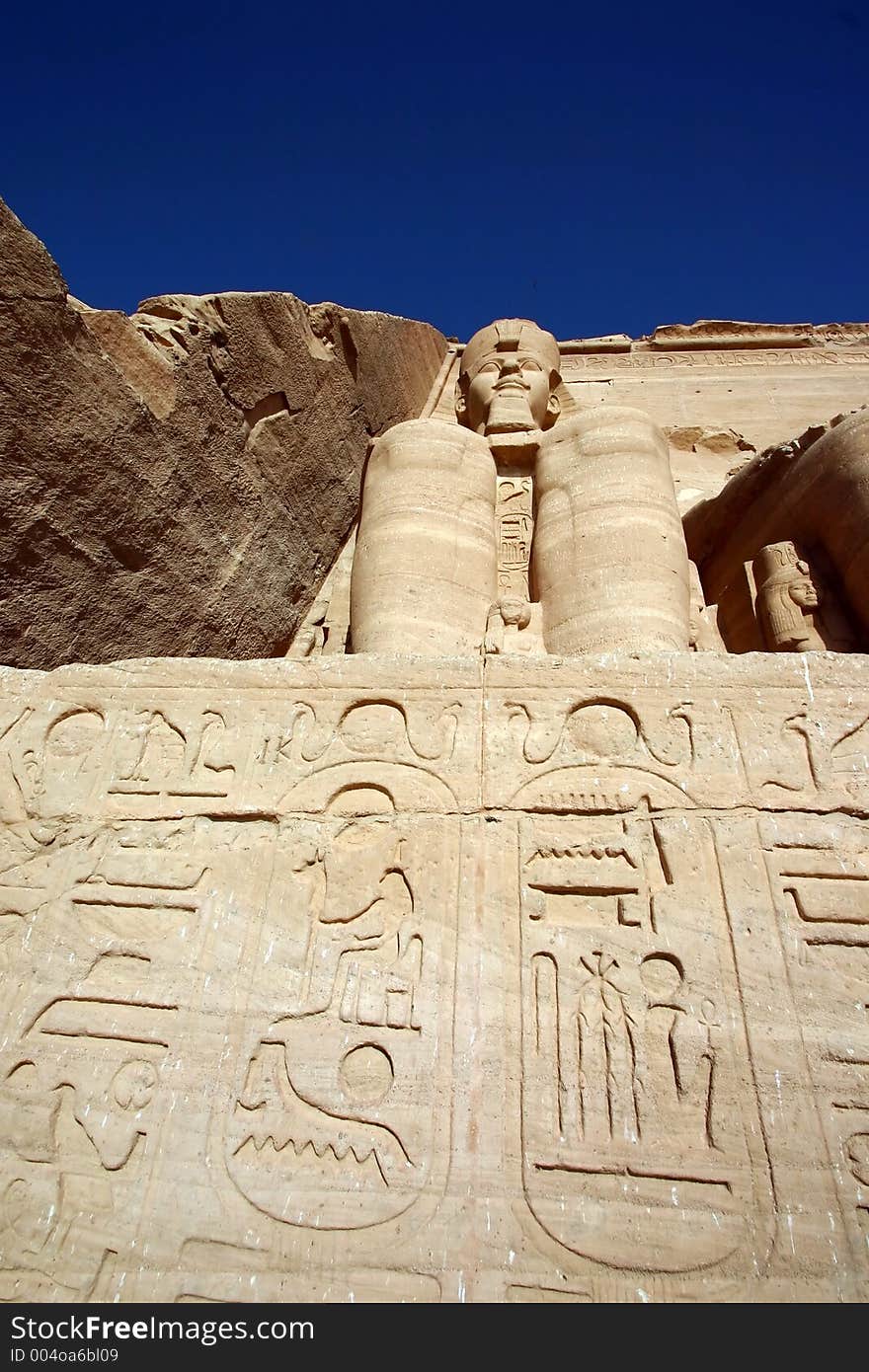 Egypt: Abu simbel in the morning. Egypt: Abu simbel in the morning