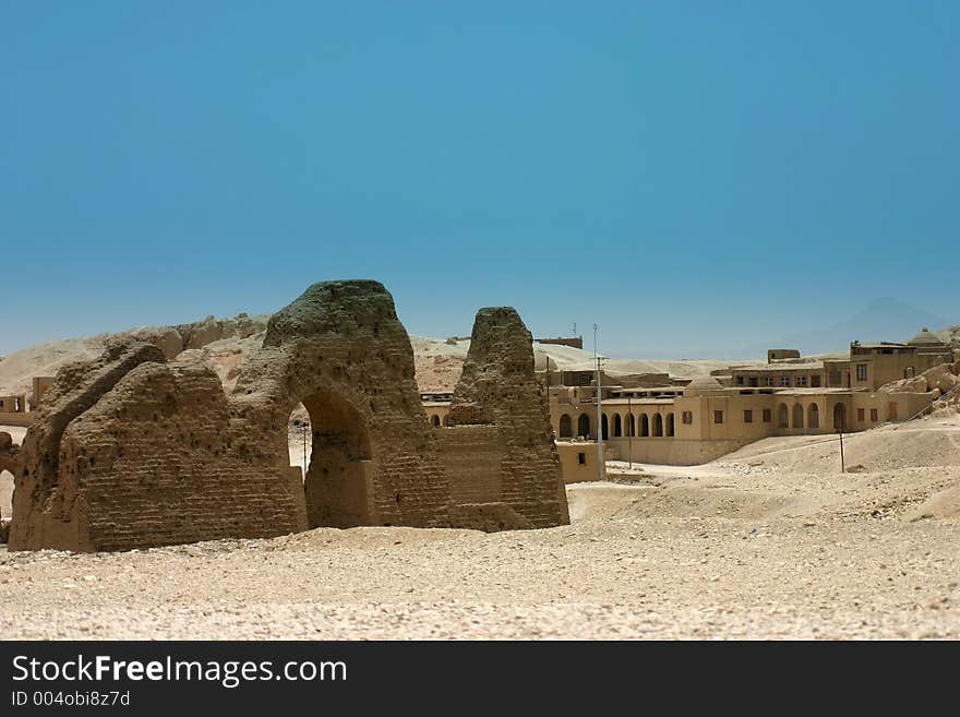 Egypt: desert ruins. Egypt: desert ruins