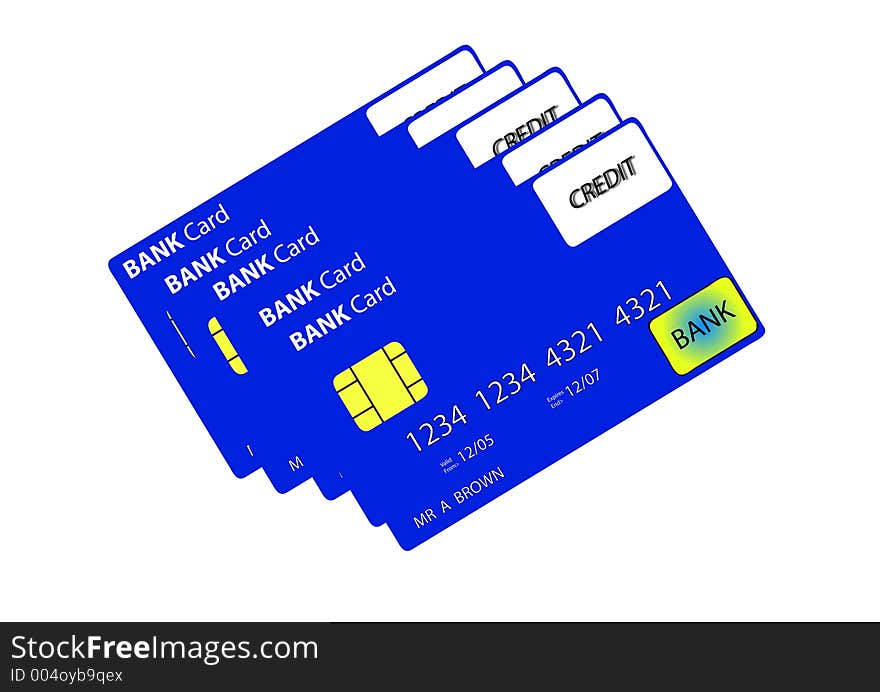 This is a bank credit card. This is a bank credit card.