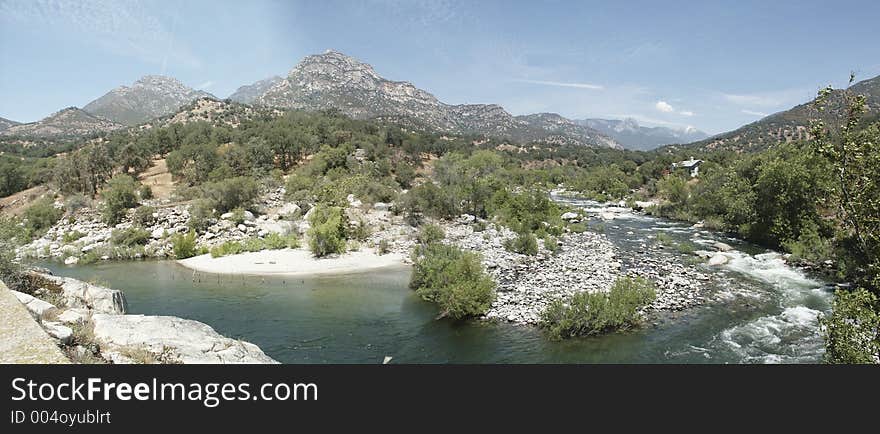 Kaweah River Panorama