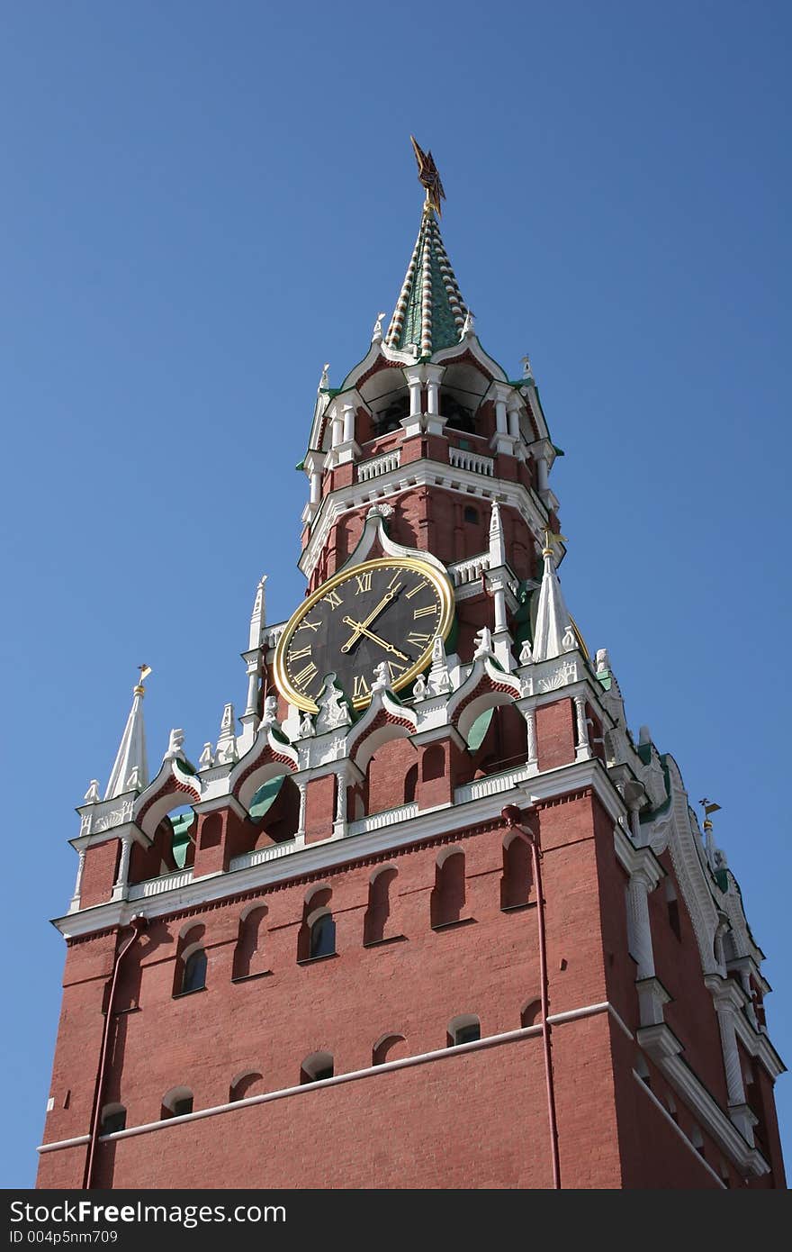 Moscow kremlin clock