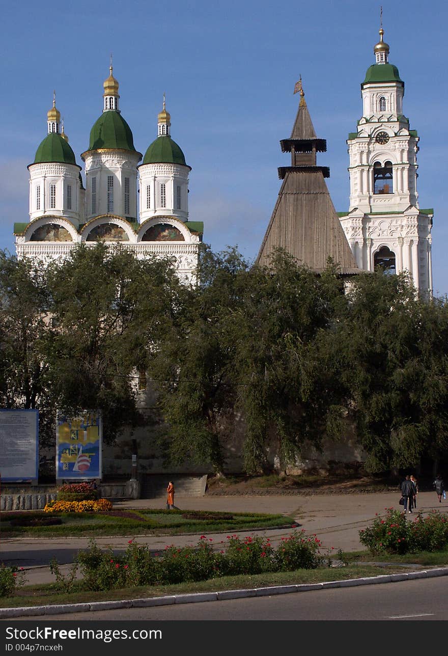 Astrakhan kremlin, Russia