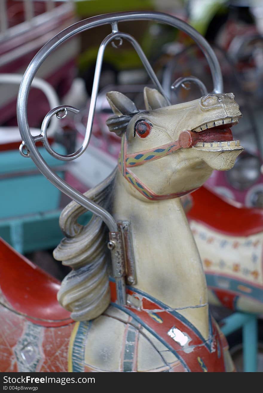 Horse on the merry go round