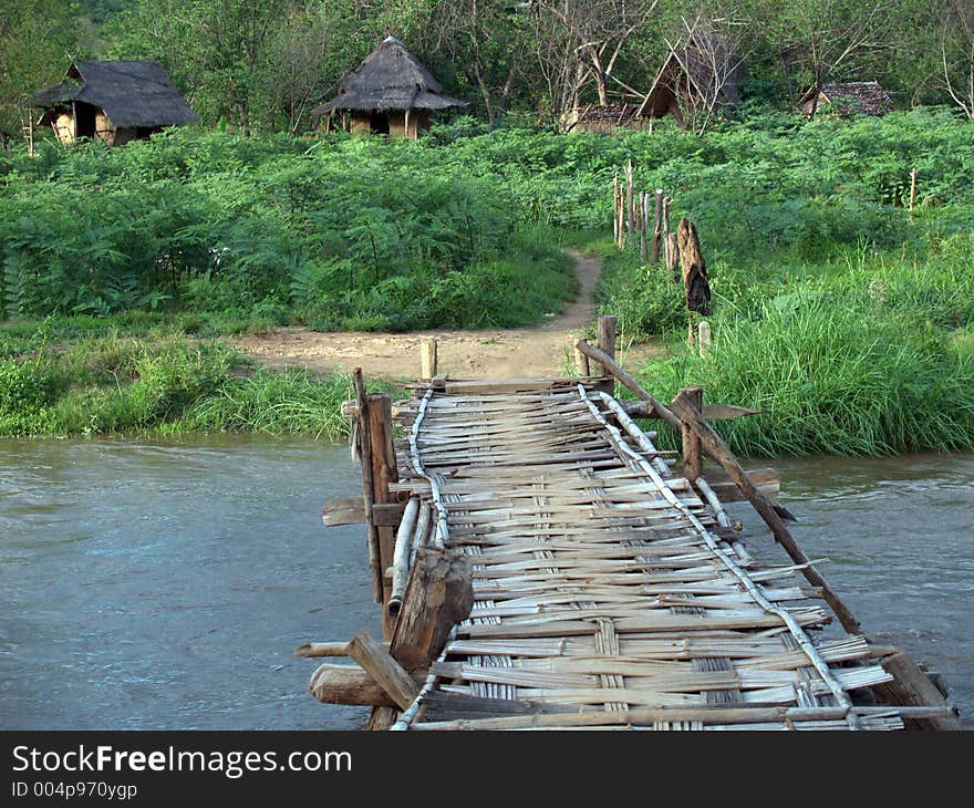 Over The Bridge And Into The Hut