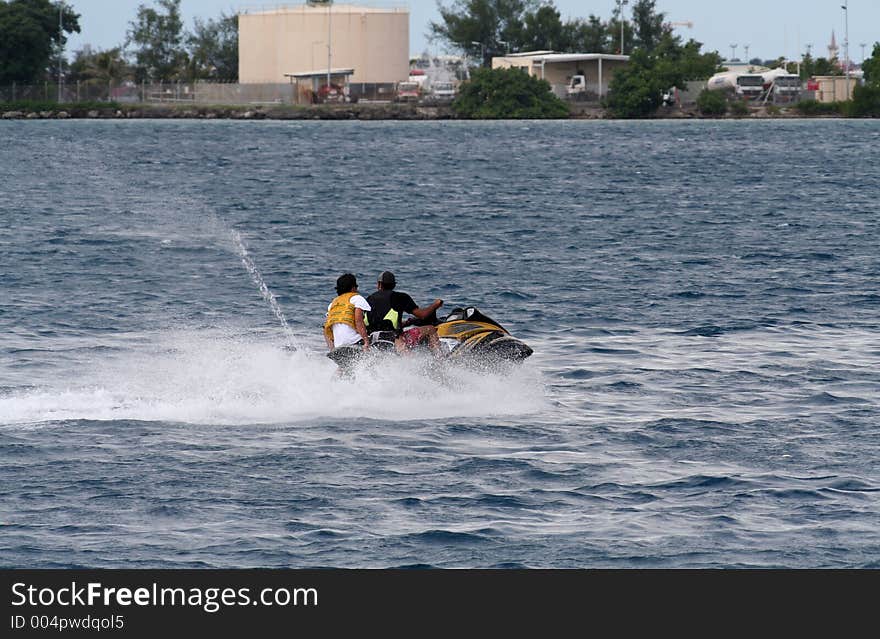 Two on a Jet ski