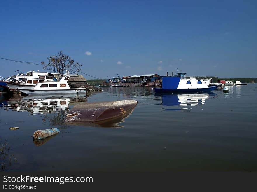 Boats in the water