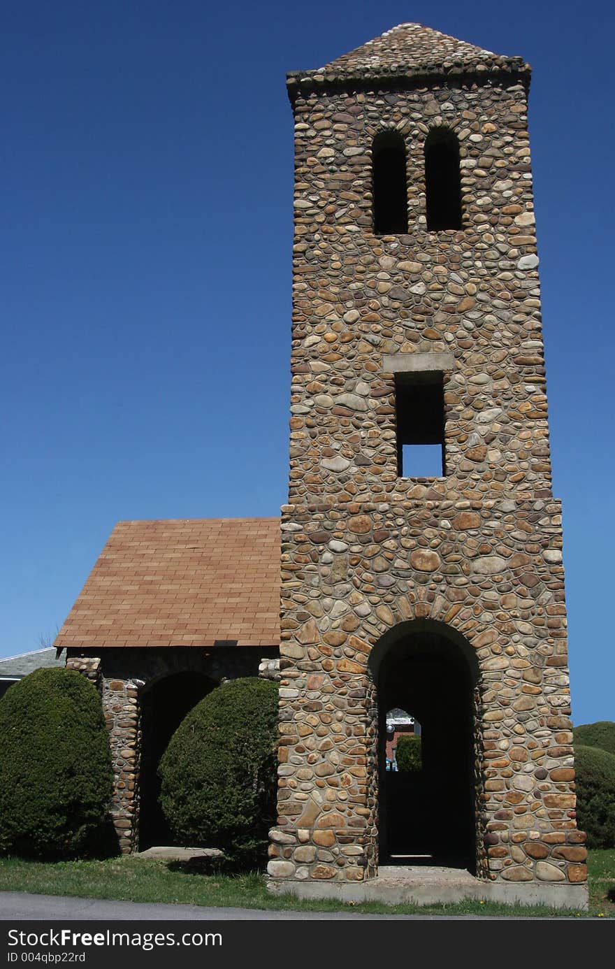 Church/Shrine at the site of an old Indian Mound (Indian Burial place) in Romney, West Virginia. Church/Shrine at the site of an old Indian Mound (Indian Burial place) in Romney, West Virginia