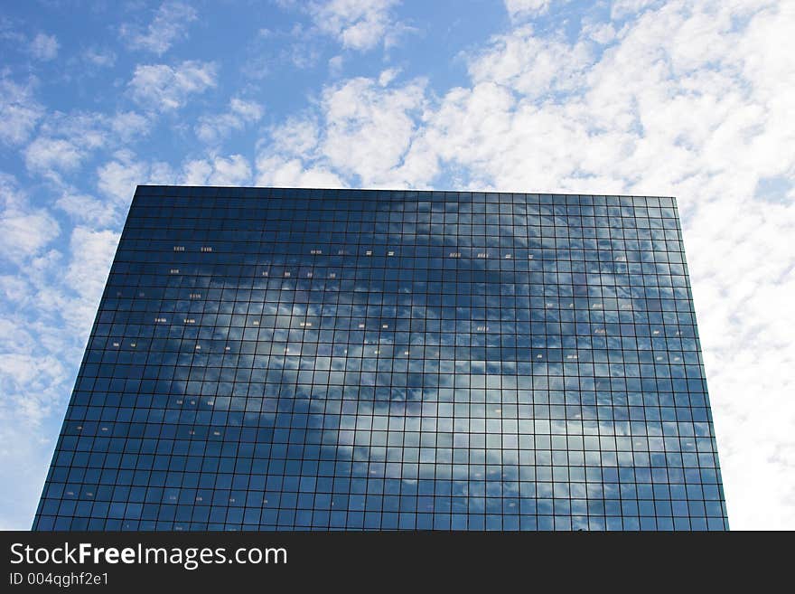 Reflections seen at business building. Canon 20D