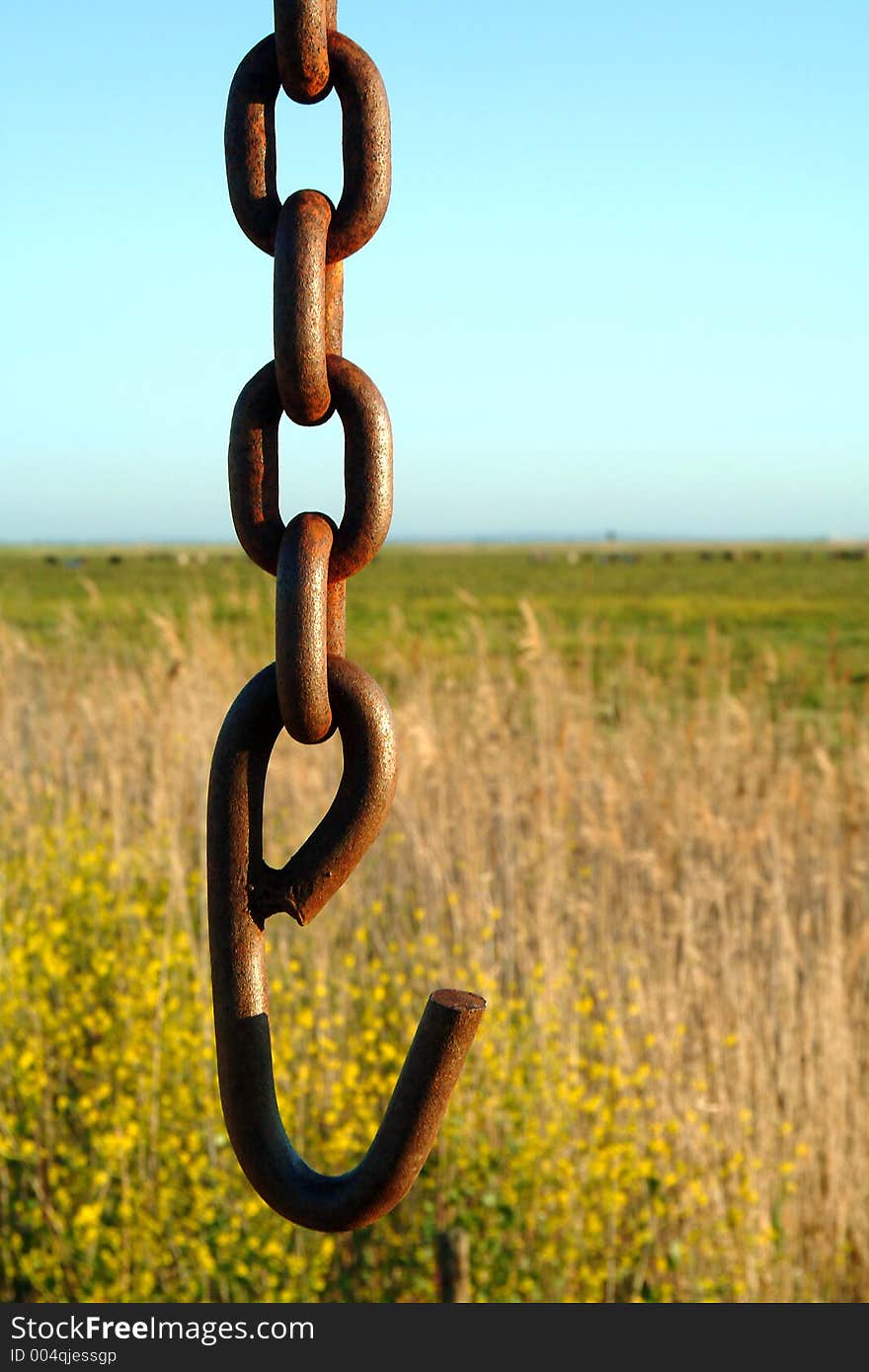 Farm Hook In Field