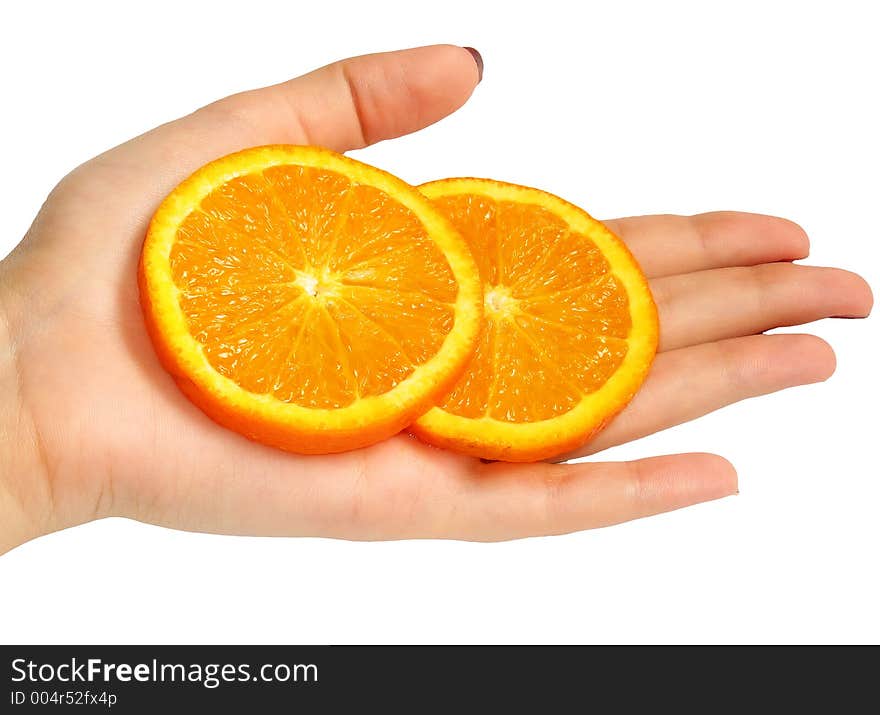 Orange In Hand