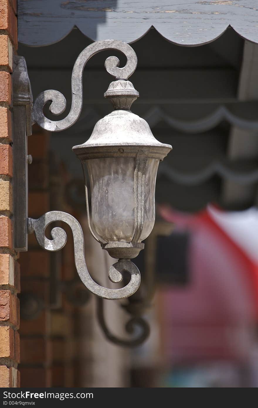 Outdoor Lamp on Building