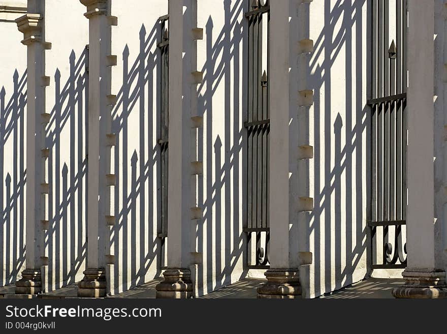 Shadow as an architectural ornament. Shadow as an architectural ornament