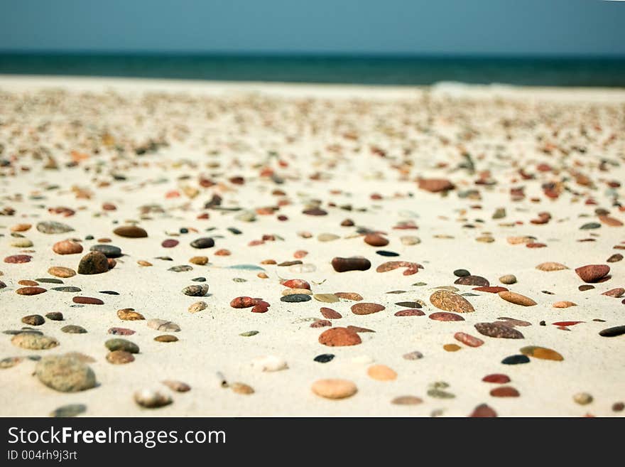 Stones on the beach