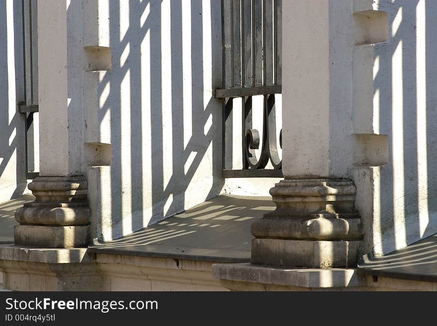 Shadow as an architectural ornament. Shadow as an architectural ornament