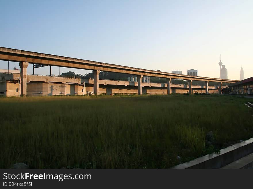 Elevated Train Tracks