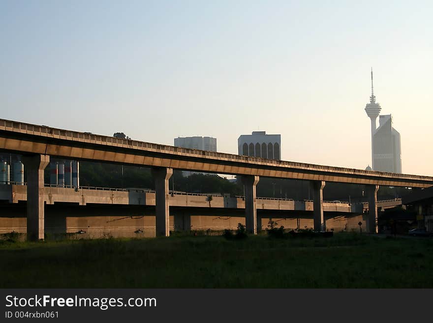 Elevated Train Tracks