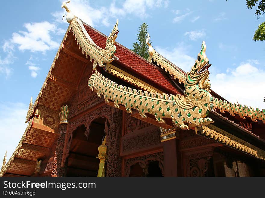 Buddhist temple in Thailand