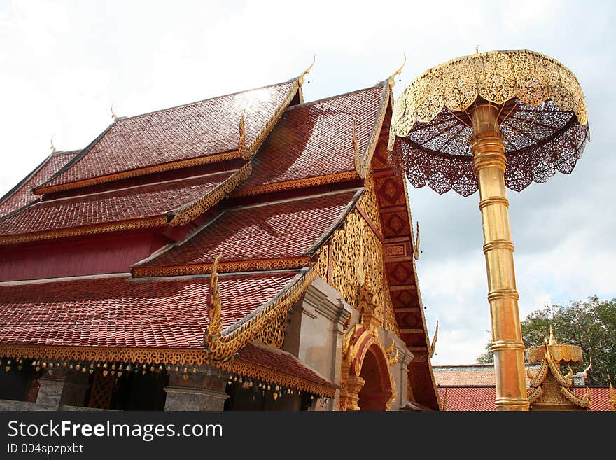 Buddhist temple in Thailand