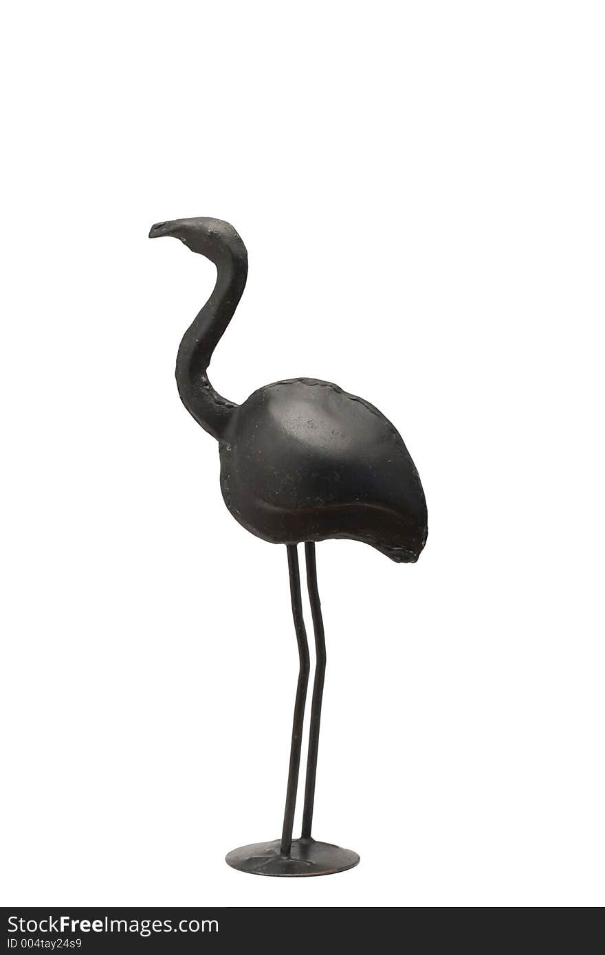 Cast Iron Flamingo