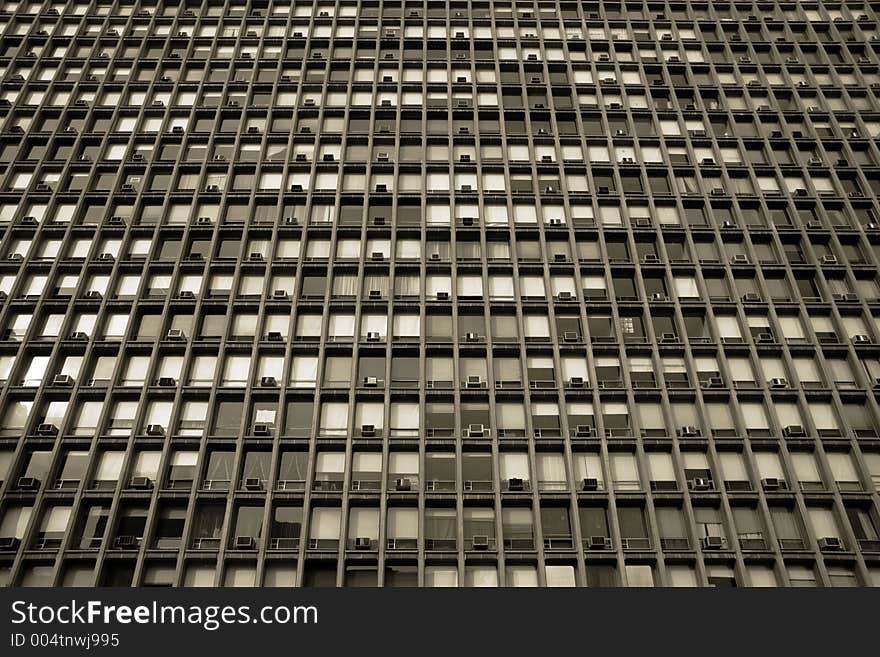 New York City apartment building. New York City apartment building.