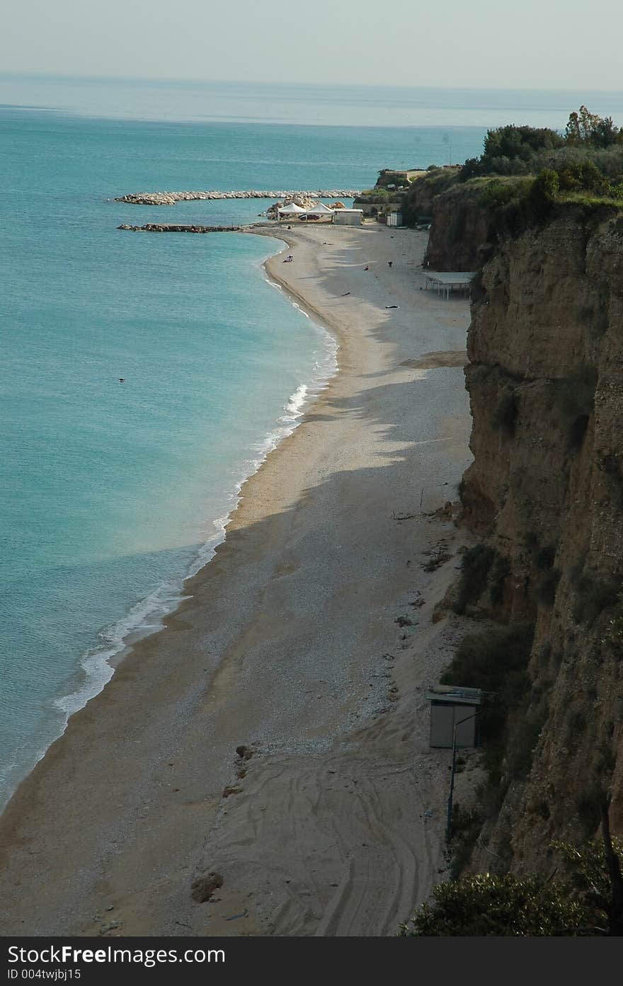 Land and sea and mountains all together here in Gargano National Park in Southern Italy. Land and sea and mountains all together here in Gargano National Park in Southern Italy