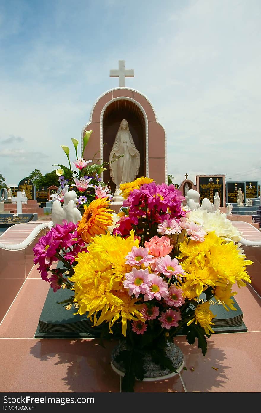 A memorial cemetary