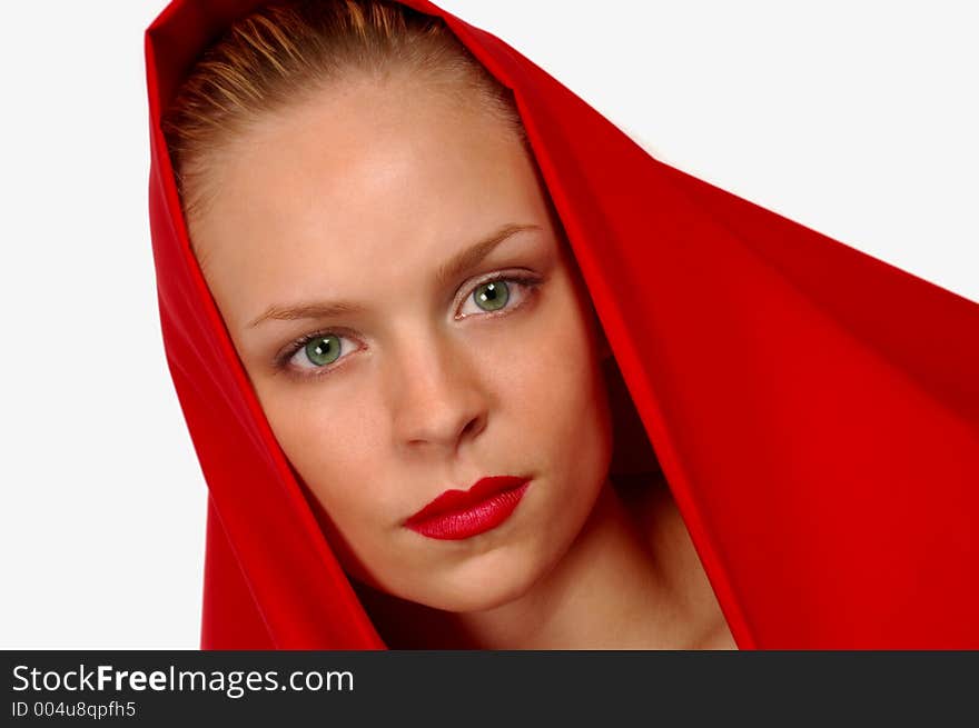 Woman With Red. Woman With Red