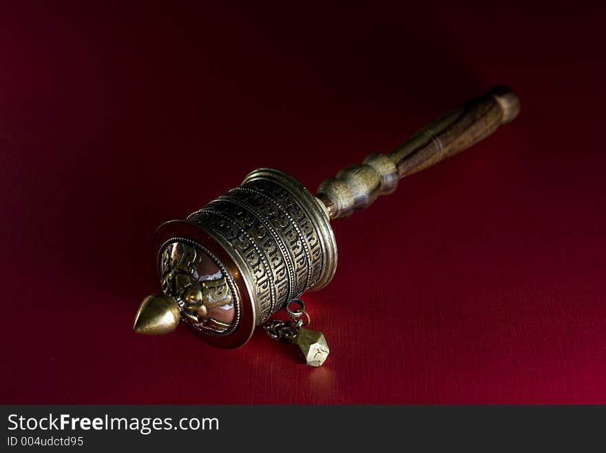 Manual prayer wheel.