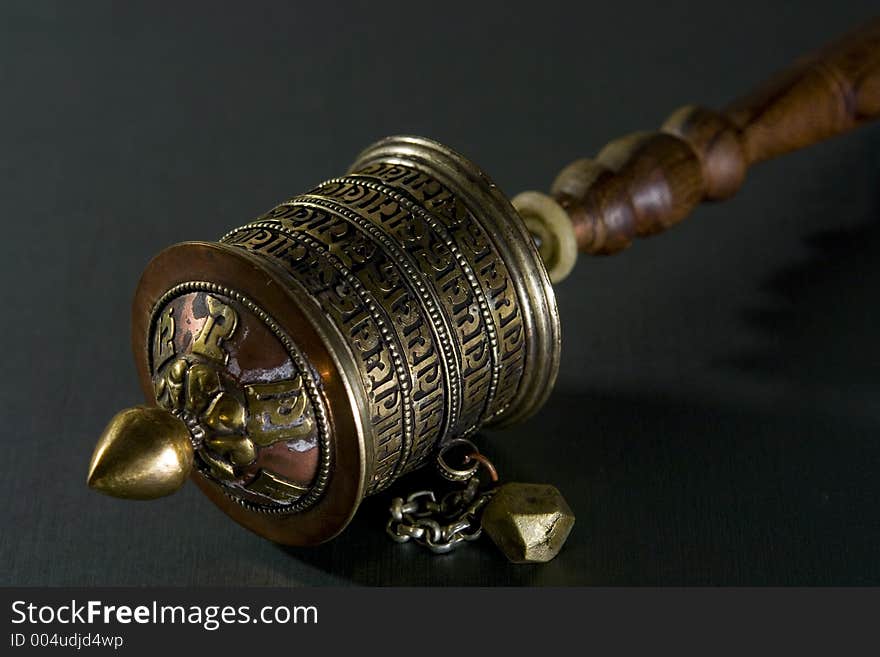 Manual prayer wheel