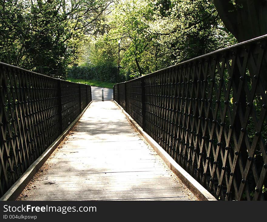 A Handbridgh In Hough Green Woods Chester. A Handbridgh In Hough Green Woods Chester