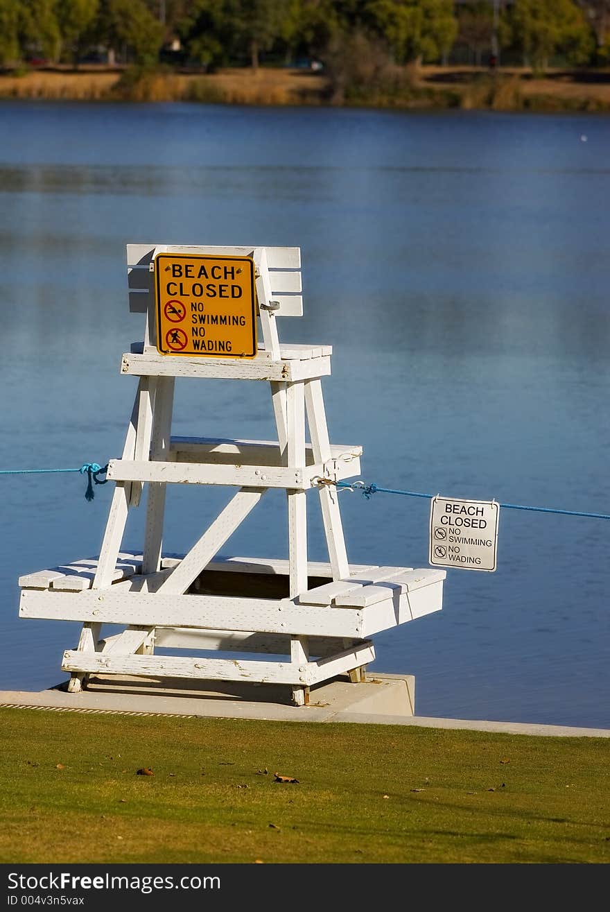 Beach Closed