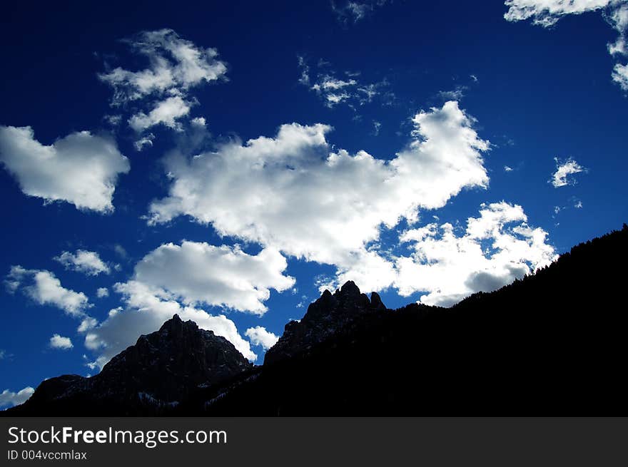 Dolomities - Italy in wintertime