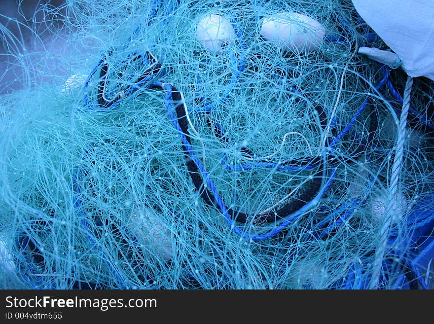 Smiling fishing net