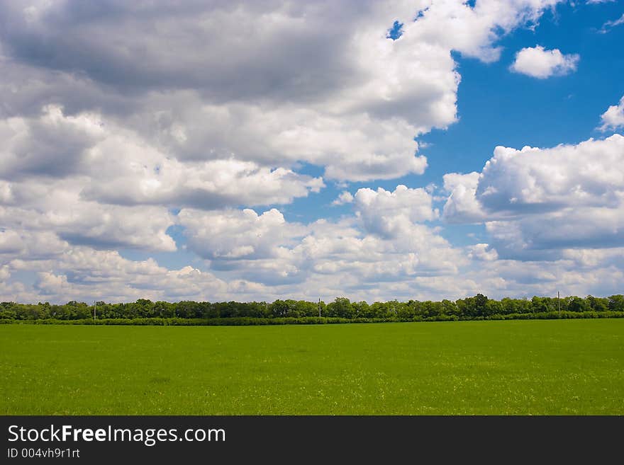 Fields and Sky. Fields and Sky