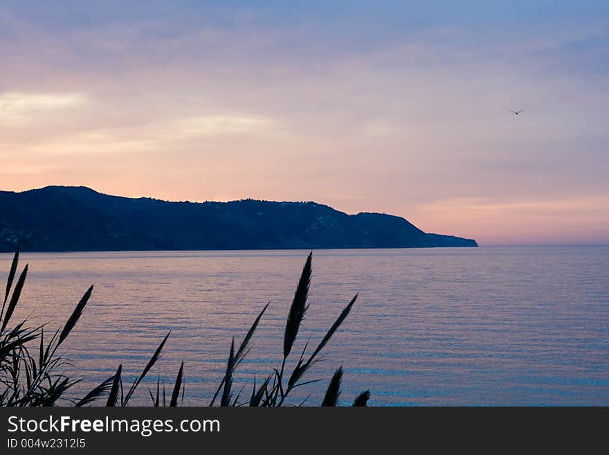 Sunrise Over the Mediterannean