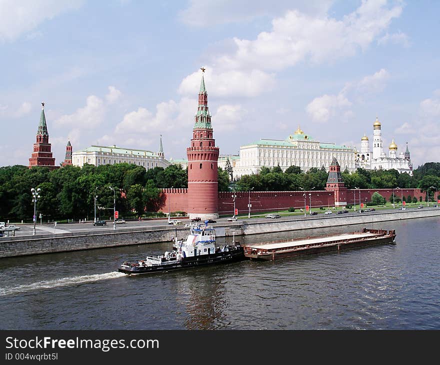 President residence of Russia - the Moscow Kremlin