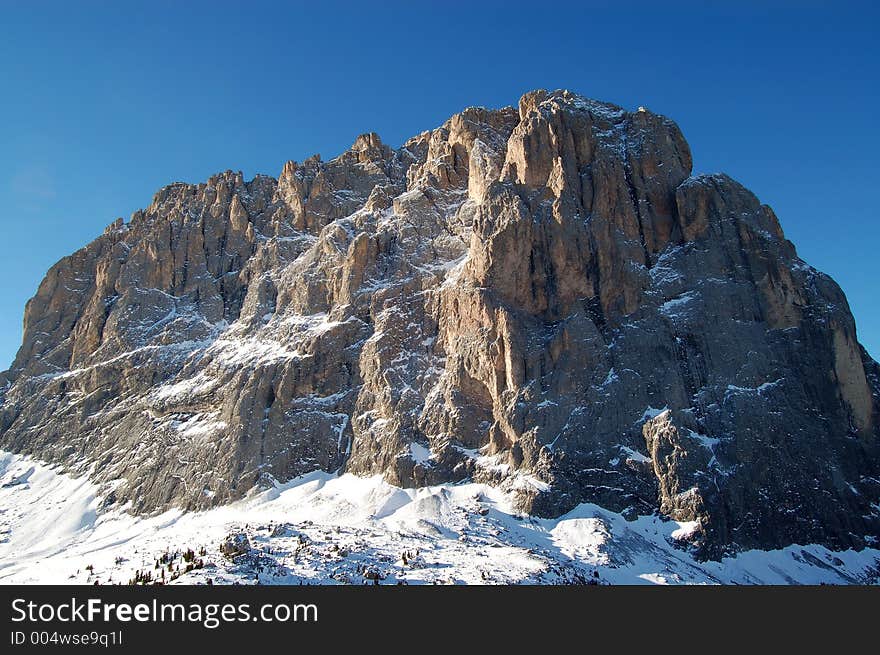 Dolomities - Italy in wintertime