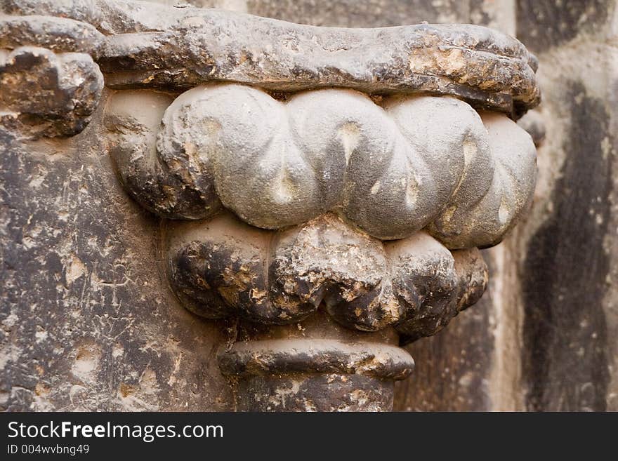 Stone decoration. Stone decoration