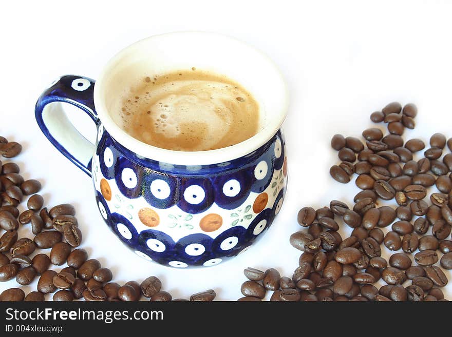 Studio Photo Drink & Food - Coffee Cup with Beans