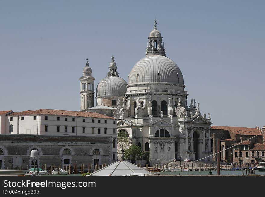 Basilica S. Maria d. Salute in venice, Italy. Basilica S. Maria d. Salute in venice, Italy