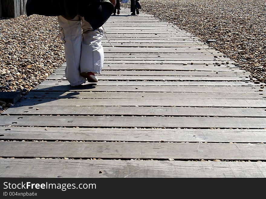 Close up of a path